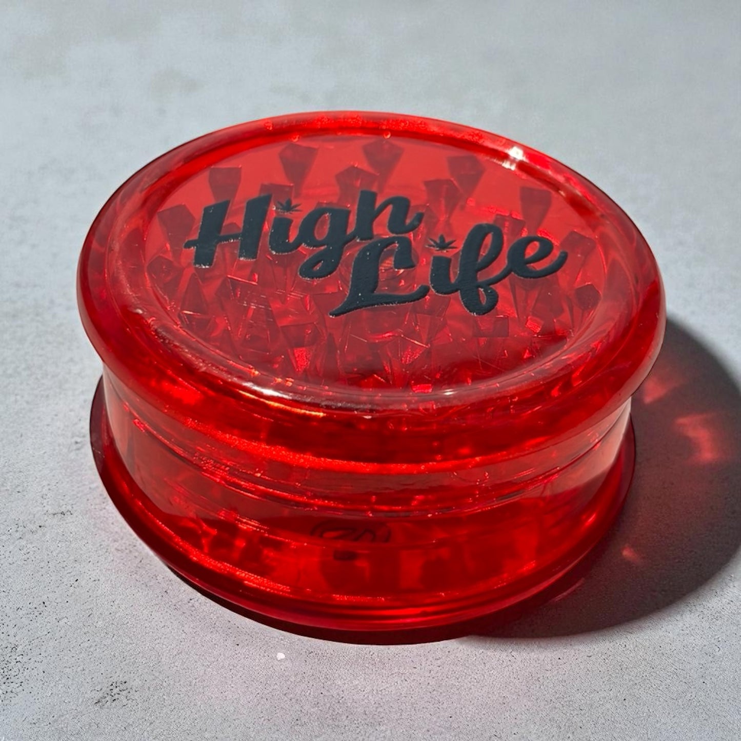 Red High Life Shark Teeth Grinders (3 Parts)