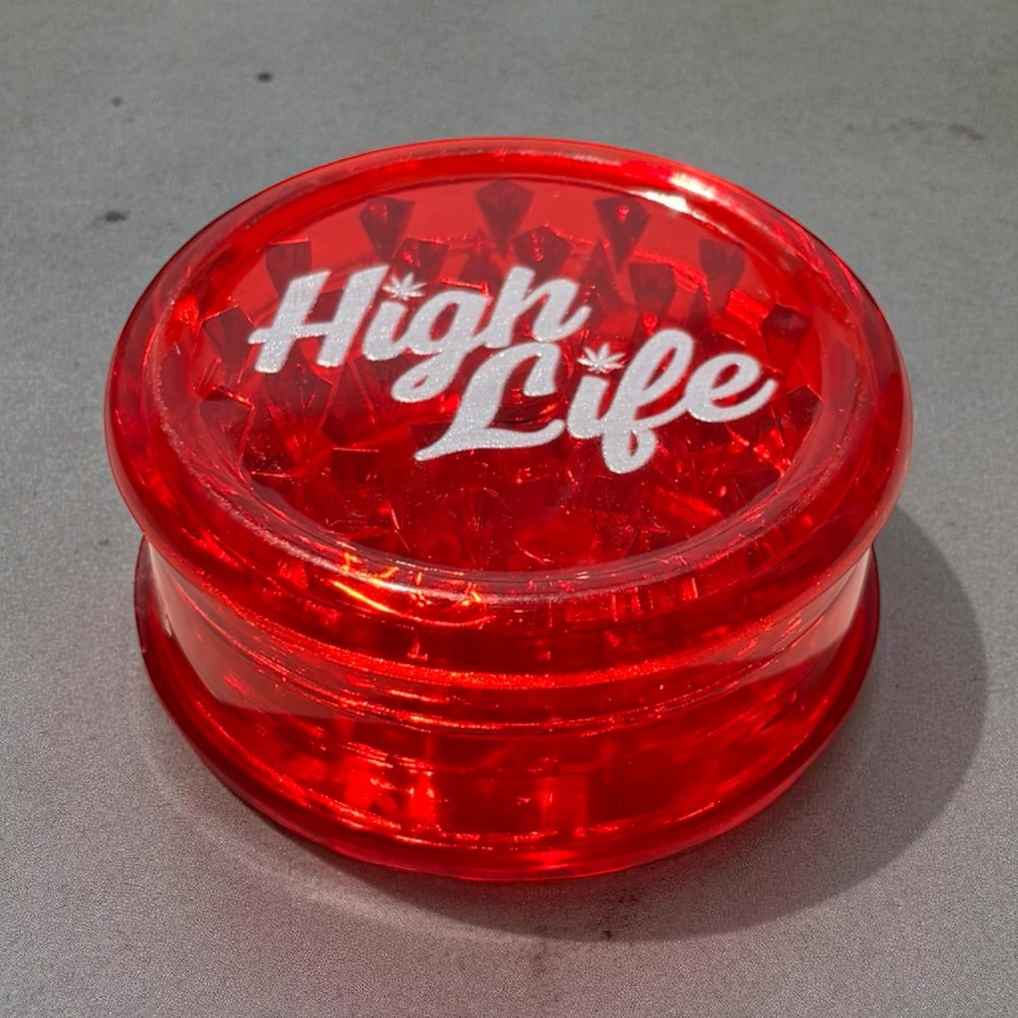 Red High Life Shark Teeth Grinders (3 Parts)