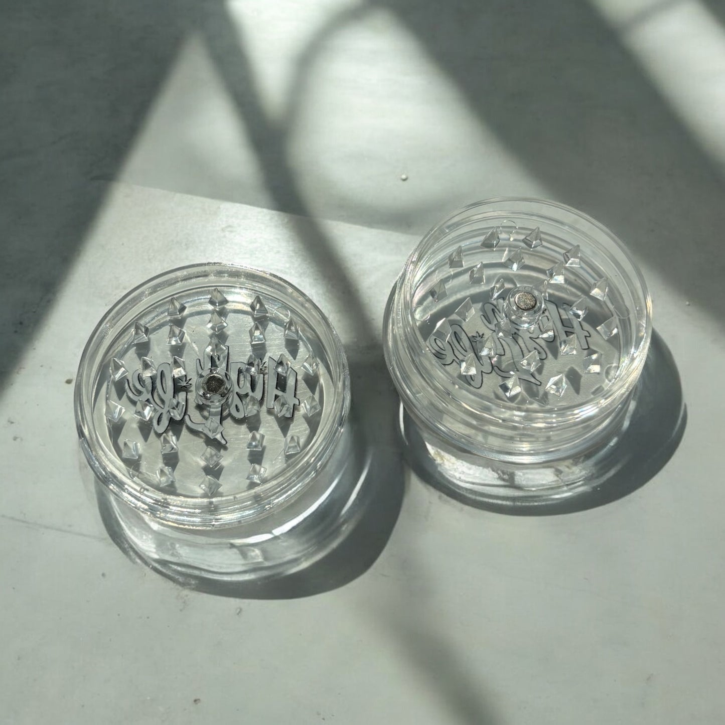 Clear High Life Shark Teeth Grinders (3 Parts)