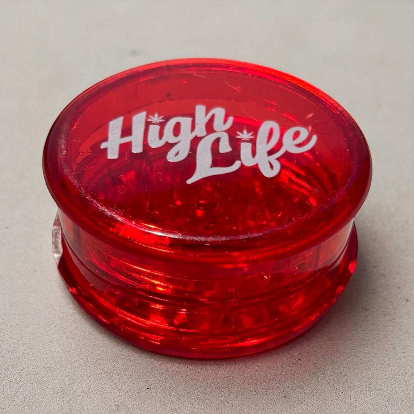 Red High Life Shark Teeth Grinders (3 Parts)
