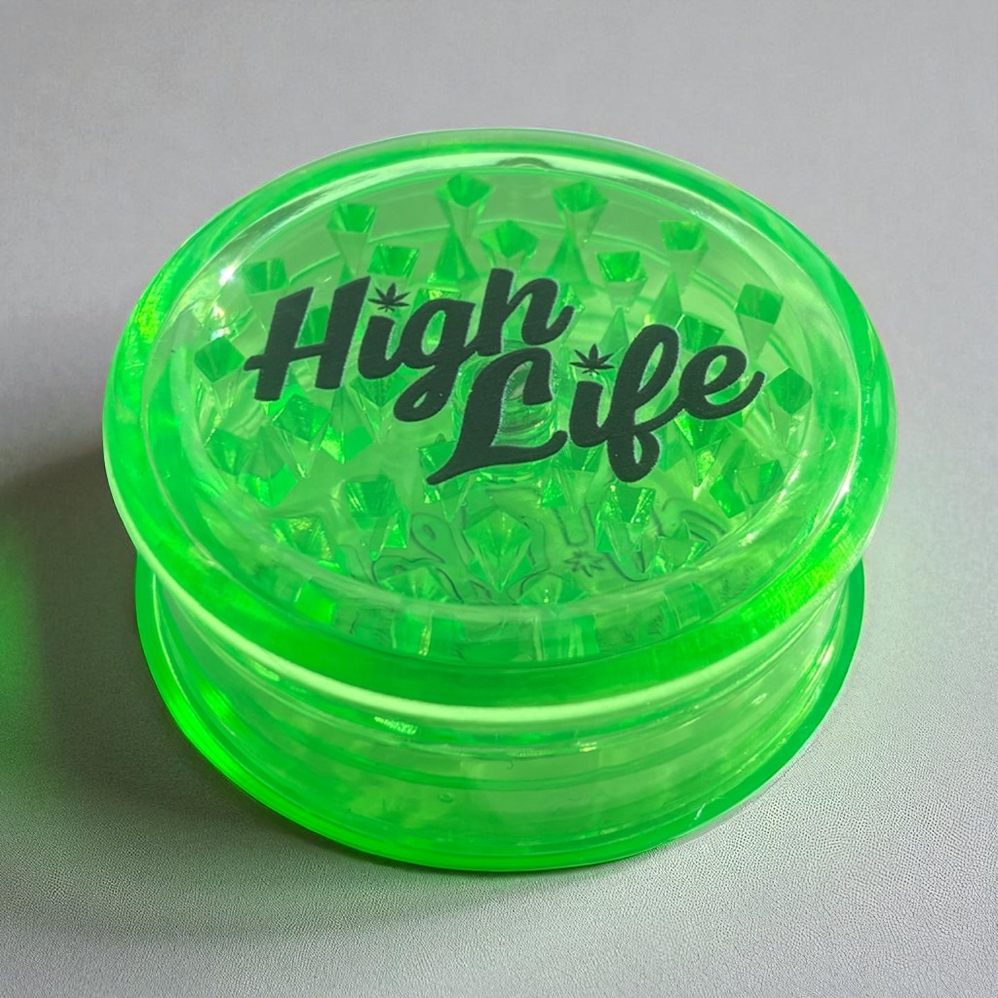 Green High Life Shark Teeth Grinders (3 Parts)