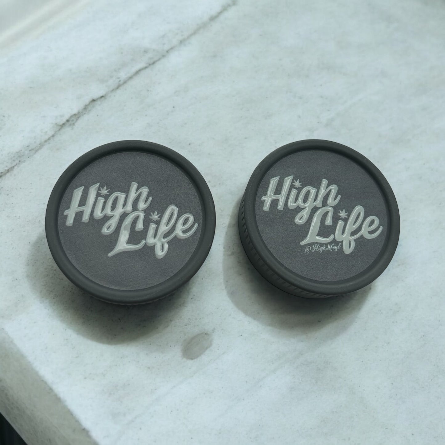 Grey Bio-Degradable 'High Life' Grinder