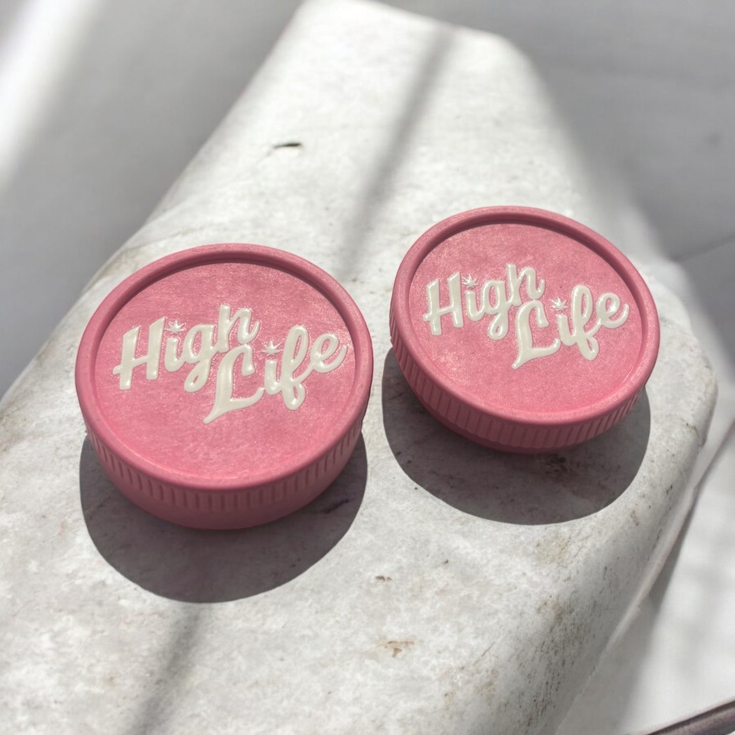 Pink Bio-Degradable 'High Life' Grinder