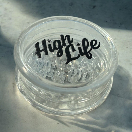 Clear High Life Shark Teeth Grinders (3 Parts)