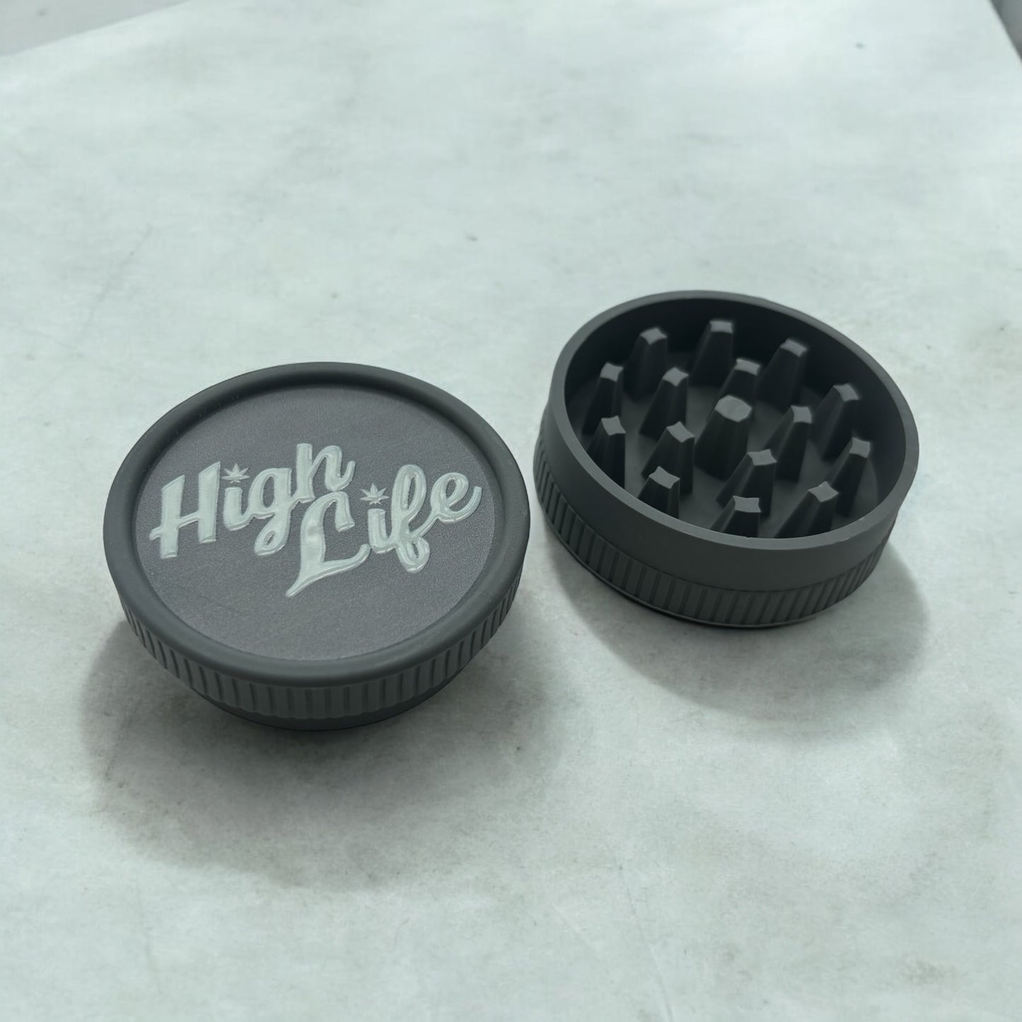 Grey Bio-Degradable 'High Life' Grinder