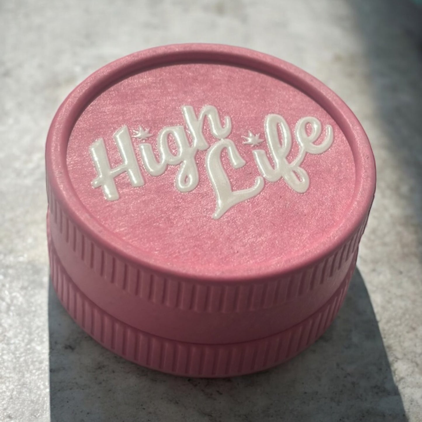 Pink Bio-Degradable 'High Life' Grinder