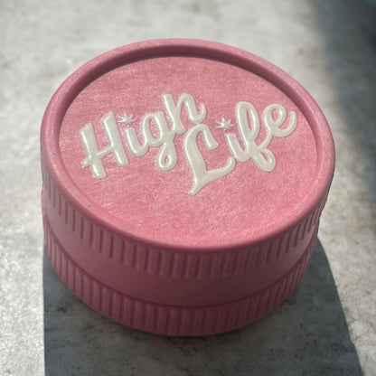Pink Bio-Degradable 'High Life' Grinder