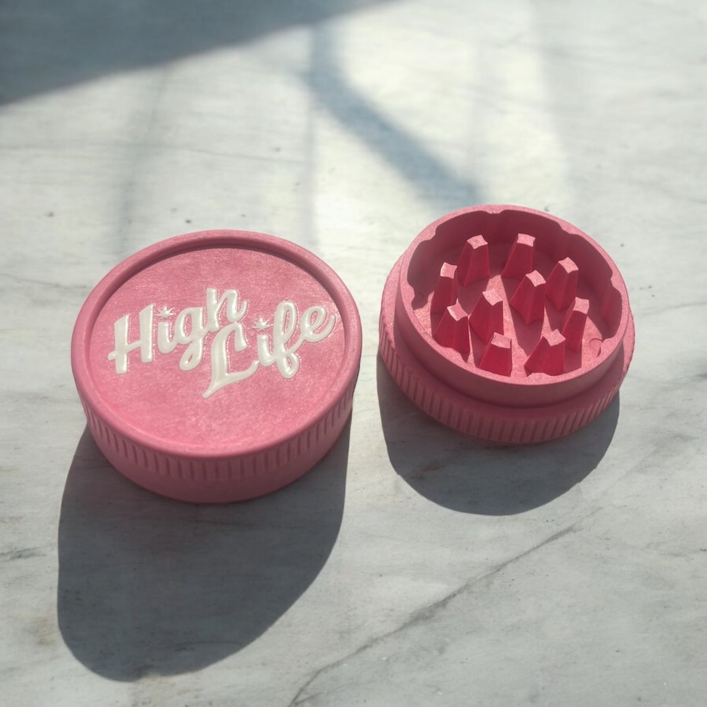 Pink Bio-Degradable 'High Life' Grinder