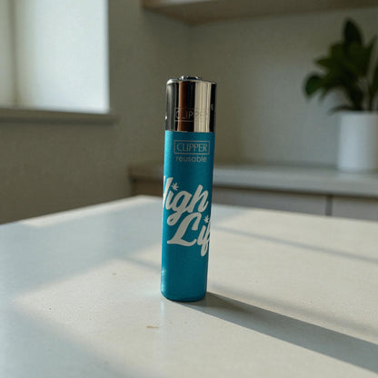 Aqua Blue set -  ‘High Life’ Clipper Lighters